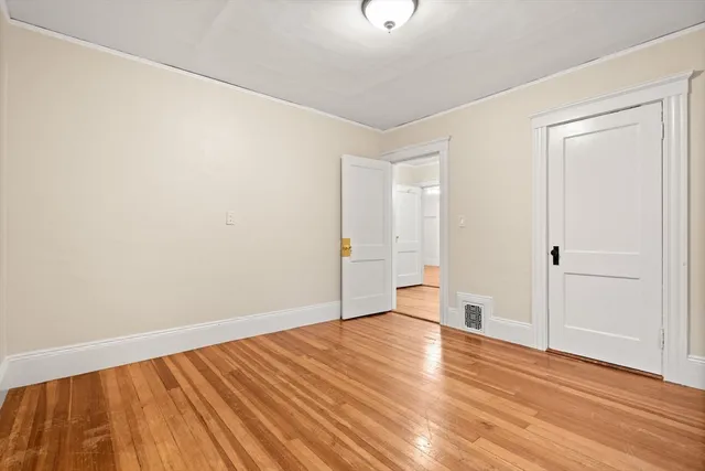wooden floor in an empty room