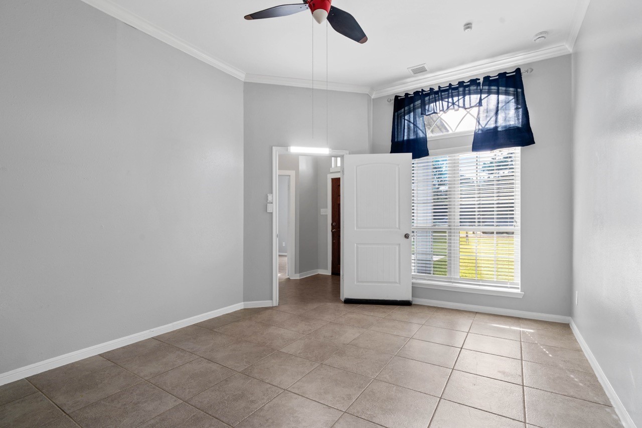 12126 Walden Road Montgomery, TX 77356 - Photo 8 of 50 Front office has soundproof interior wall insulation. View looking toward the front door entry.