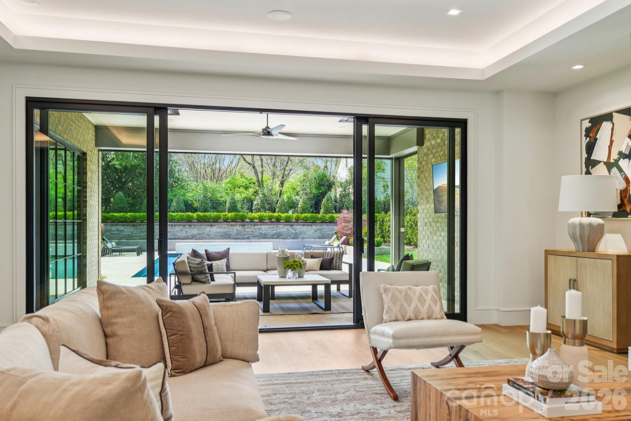 2103 Cortelyou Road Charlotte, NC 28211 - Photo 11 of 45 a living room with furniture and a large window