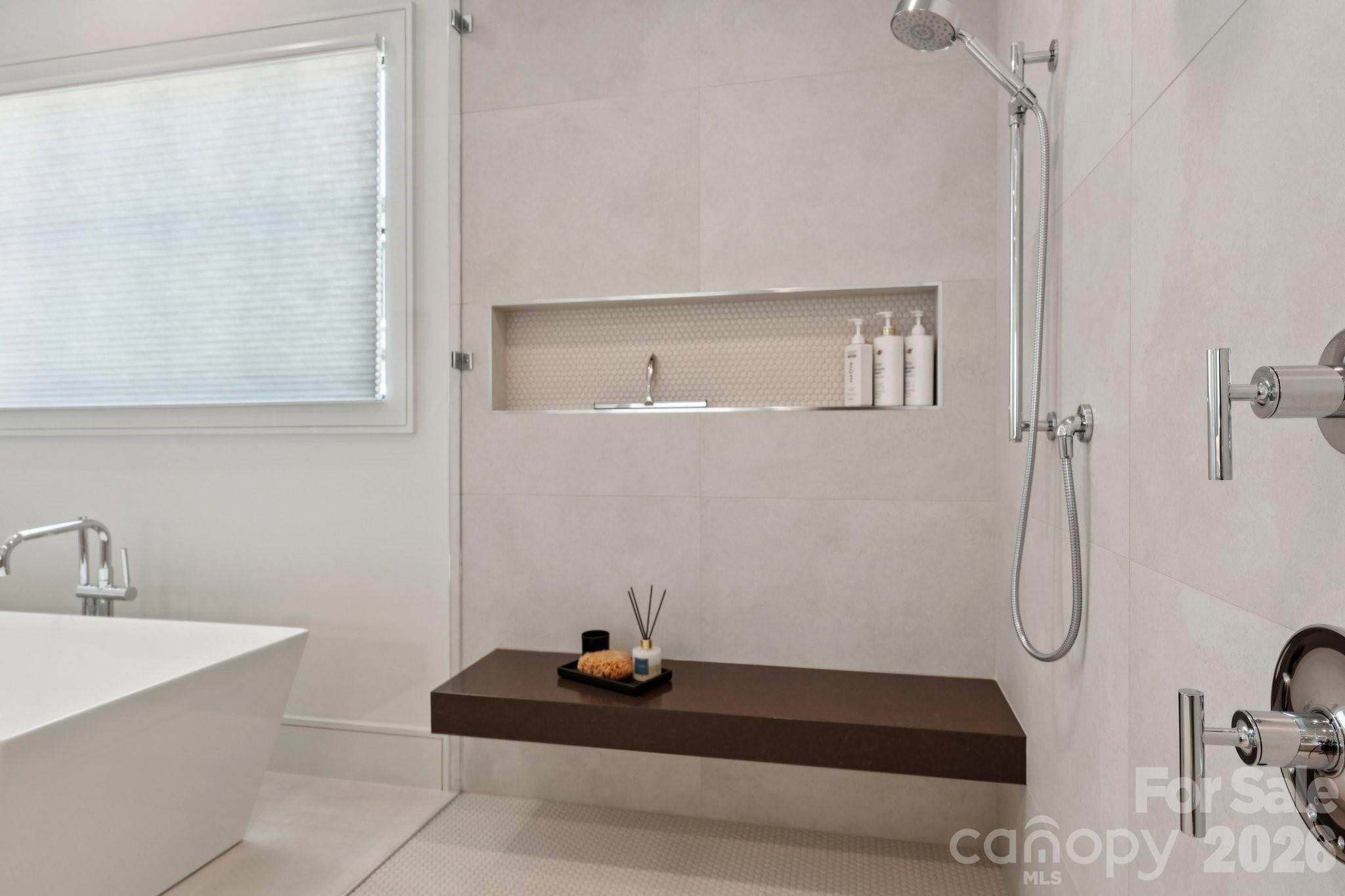 2103 Cortelyou Road Charlotte, NC 28211 - Photo 19 of 45 a bathroom with a shower