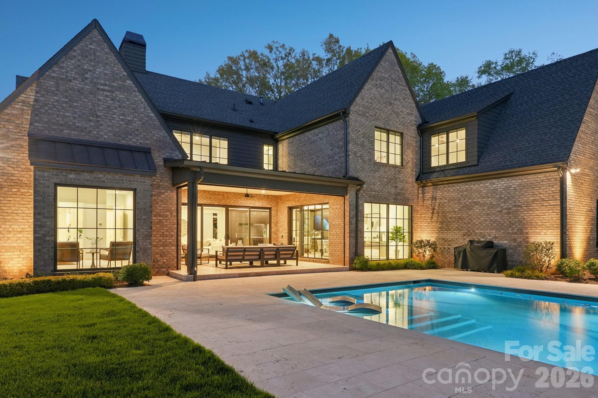 2103 Cortelyou Road Charlotte, NC 28211 - Photo 43 of 45 a view of a house with a swimming pool