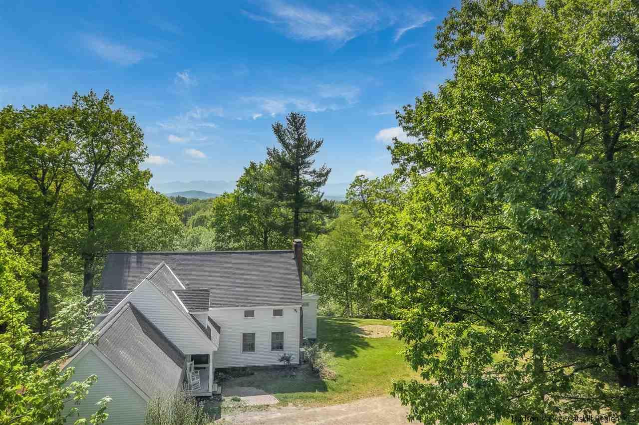 306 Thielman Road Hudson, NY 12534 - Photo 17 of 35 an aerial view of a house with a yard