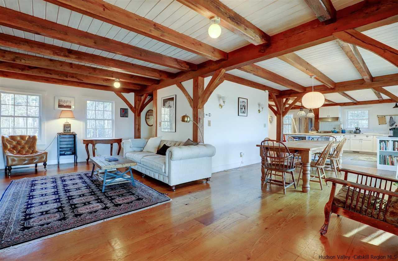 306 Thielman Road Hudson, NY 12534 - Photo 26 of 35 a bedroom with furniture and a large window