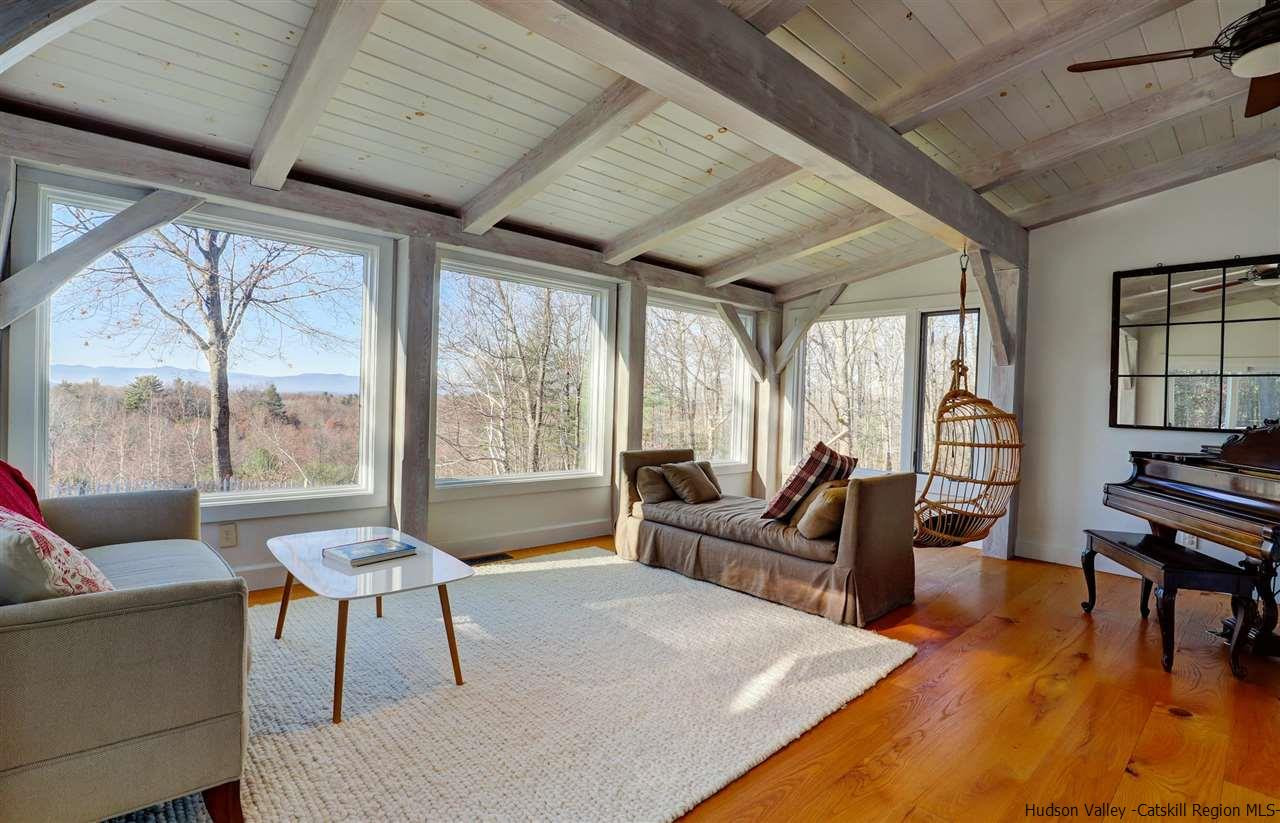 306 Thielman Road Hudson, NY 12534 - Photo 5 of 35 a living room with furniture and a large window