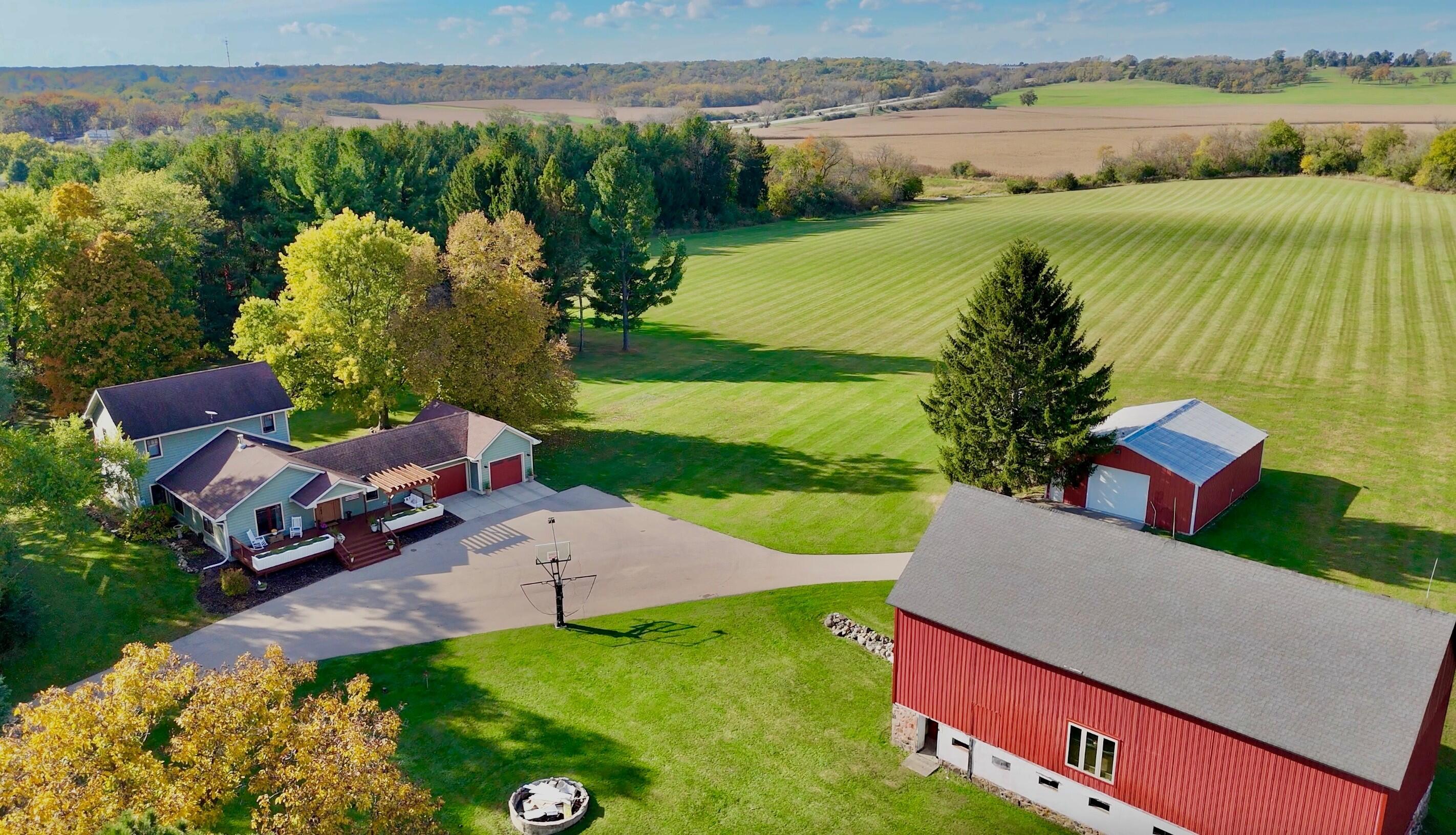 W3046 Krueger Road Geneva, WI 53147 - Photo 1 of 61 Outstanding Property 35.25 Acres!