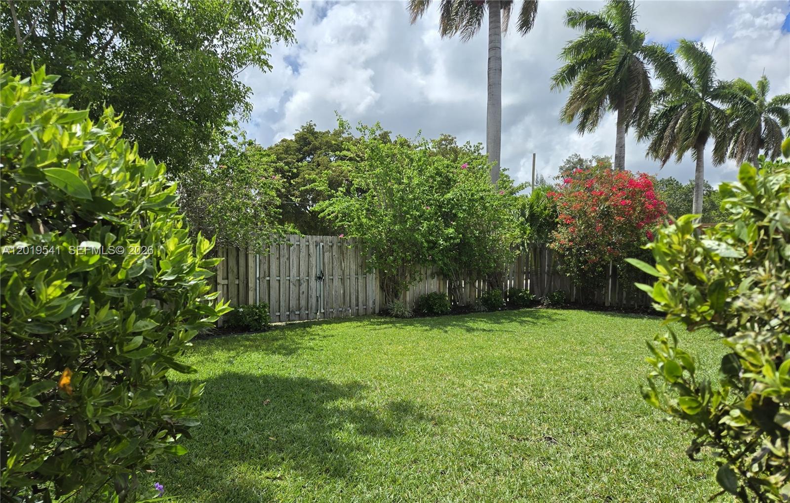 24400 Southwest 119th Place Homestead, FL 33032 - Photo 2 of 22 a view of a backyard with a plants and palm trees