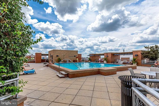 a view of outdoor space with garden and entertaining space