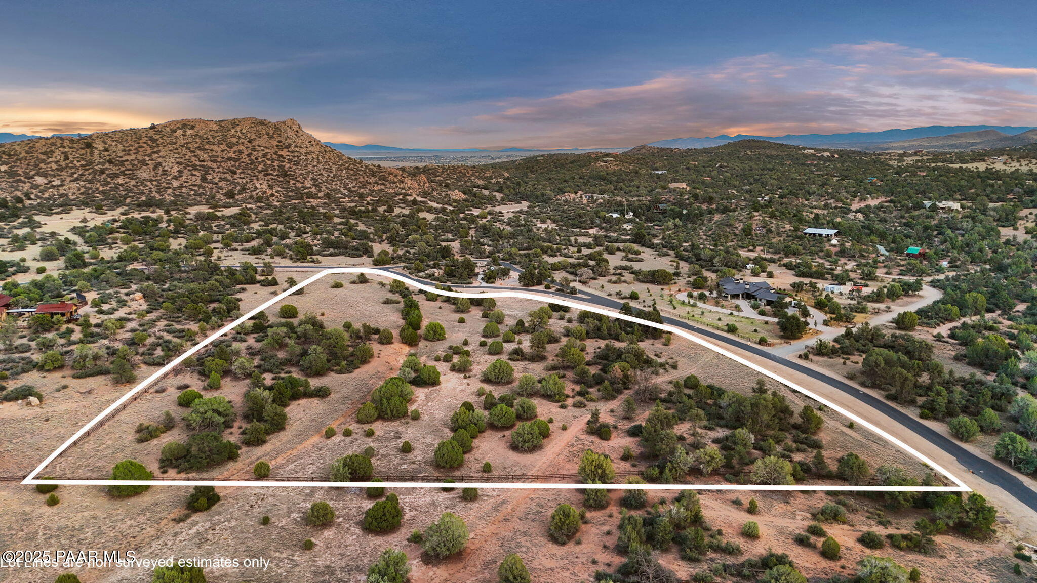 4500 West Sterling Ranch Road Prescott, AZ 86305 - Photo 17 of 37 25-Aerial_4 Lot Lines