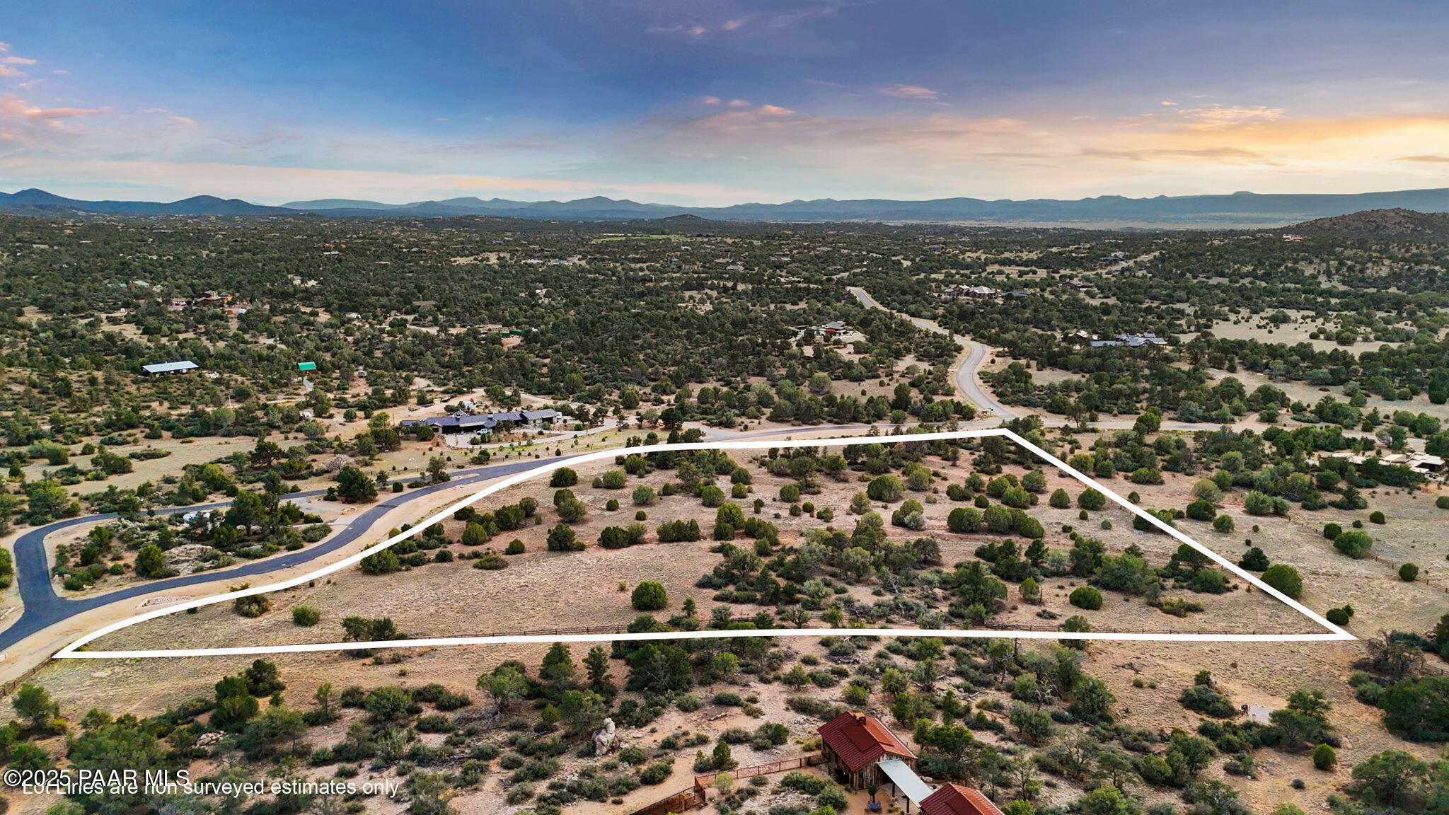 4500 West Sterling Ranch Road Prescott, AZ 86305 - Photo 3 of 37 21-Aerial_2 Lot Lines