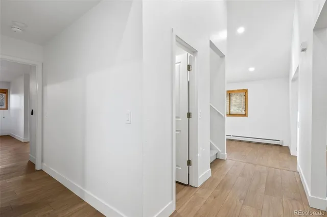 wooden floor in a gallery