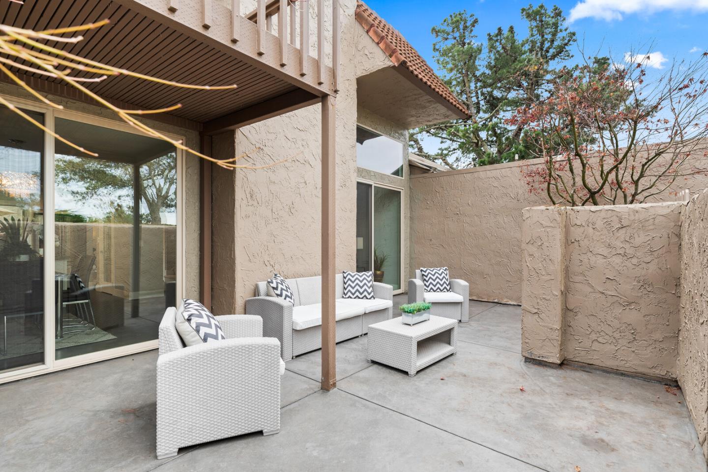 5 Rinconada Circle Belmont, CA 94002 - Photo 20 of 24 a patio with patio couch and table