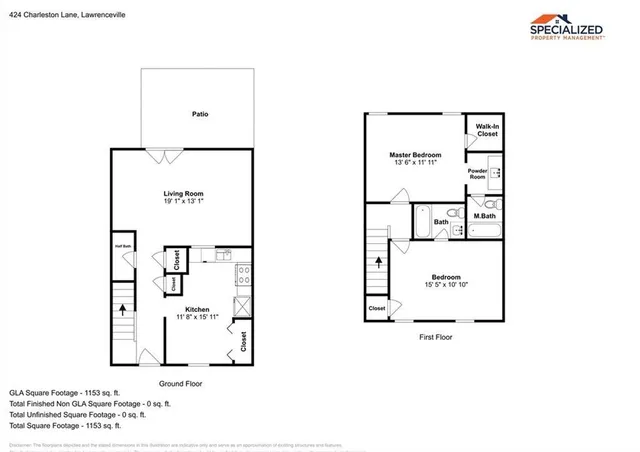 $1,395 | 424 Charleston Lane, Lawrenceville, GA 30046