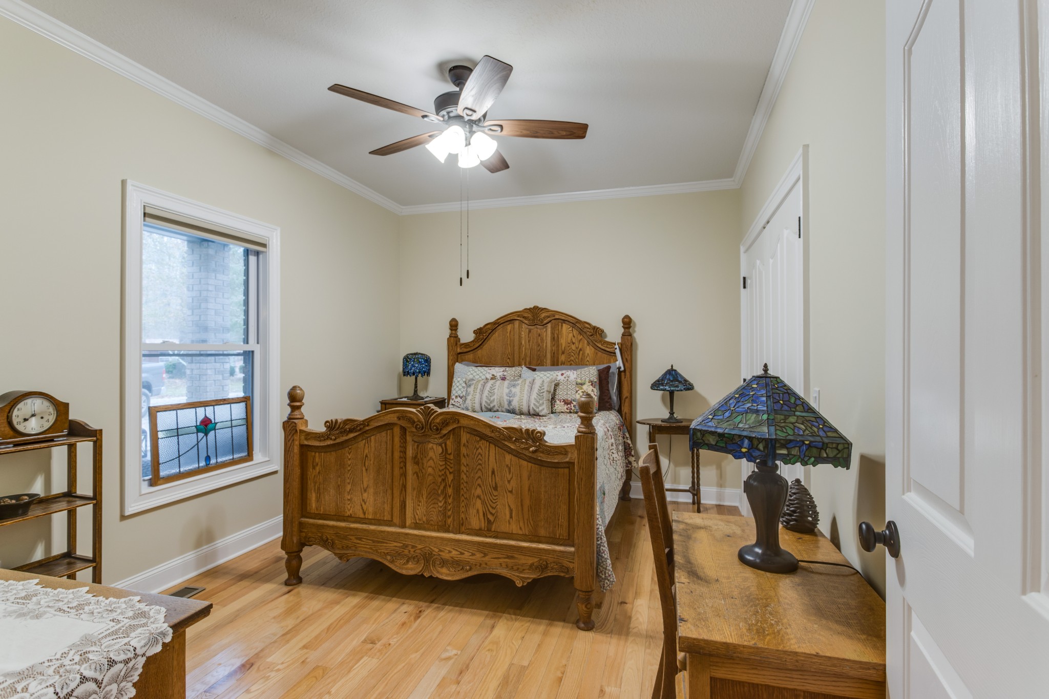 374 Eagle Lake Road Coalmont, TN 37313 - Photo 27 of 47 a bedroom with a bed and wooden floor