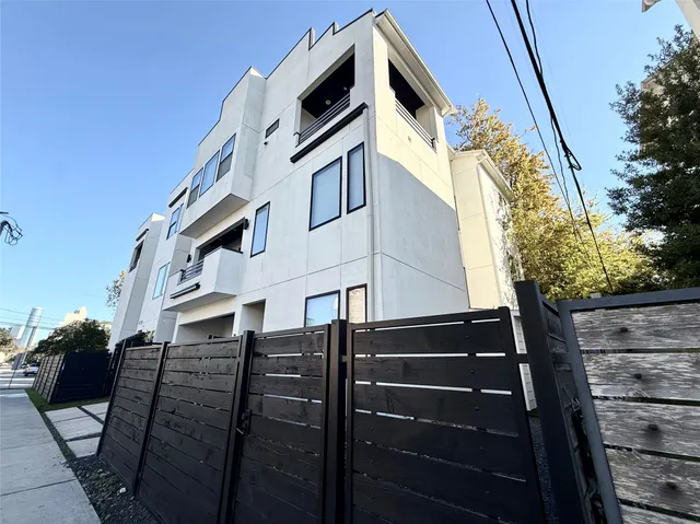 a view of a house with a door