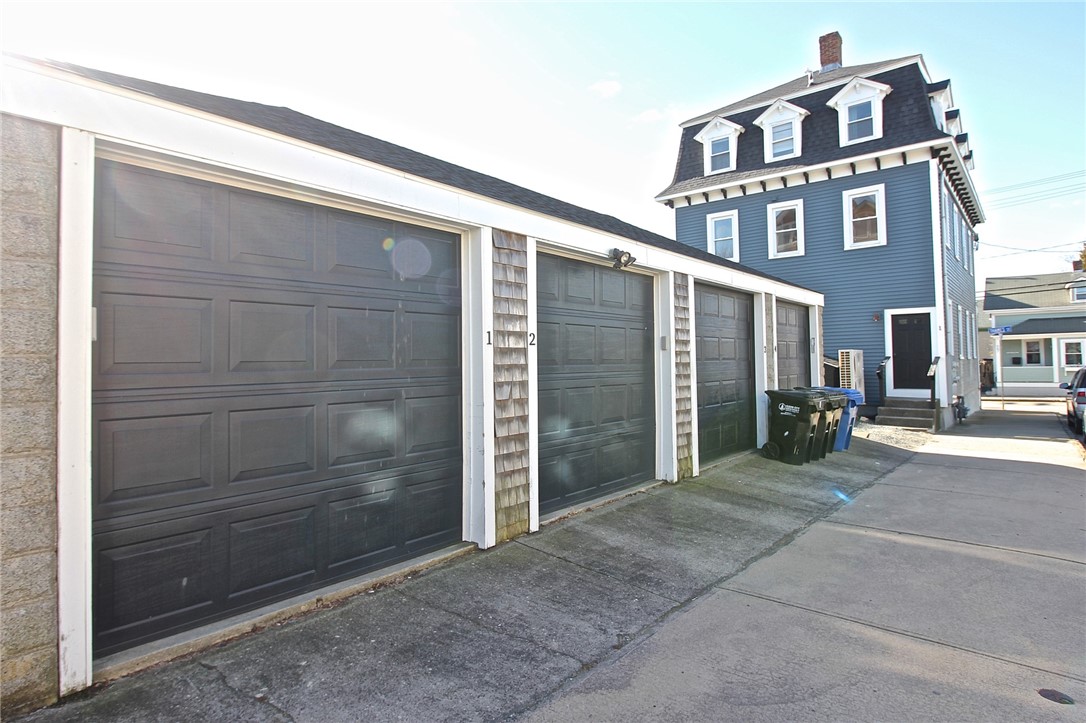 668 Thames Street, Unit 2 Newport, RI 02840 - Photo 33 of 42 Rear View of Garage & Building