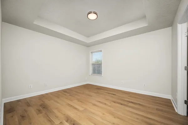 wooden floor in a room