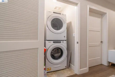 a front view of a building with street view