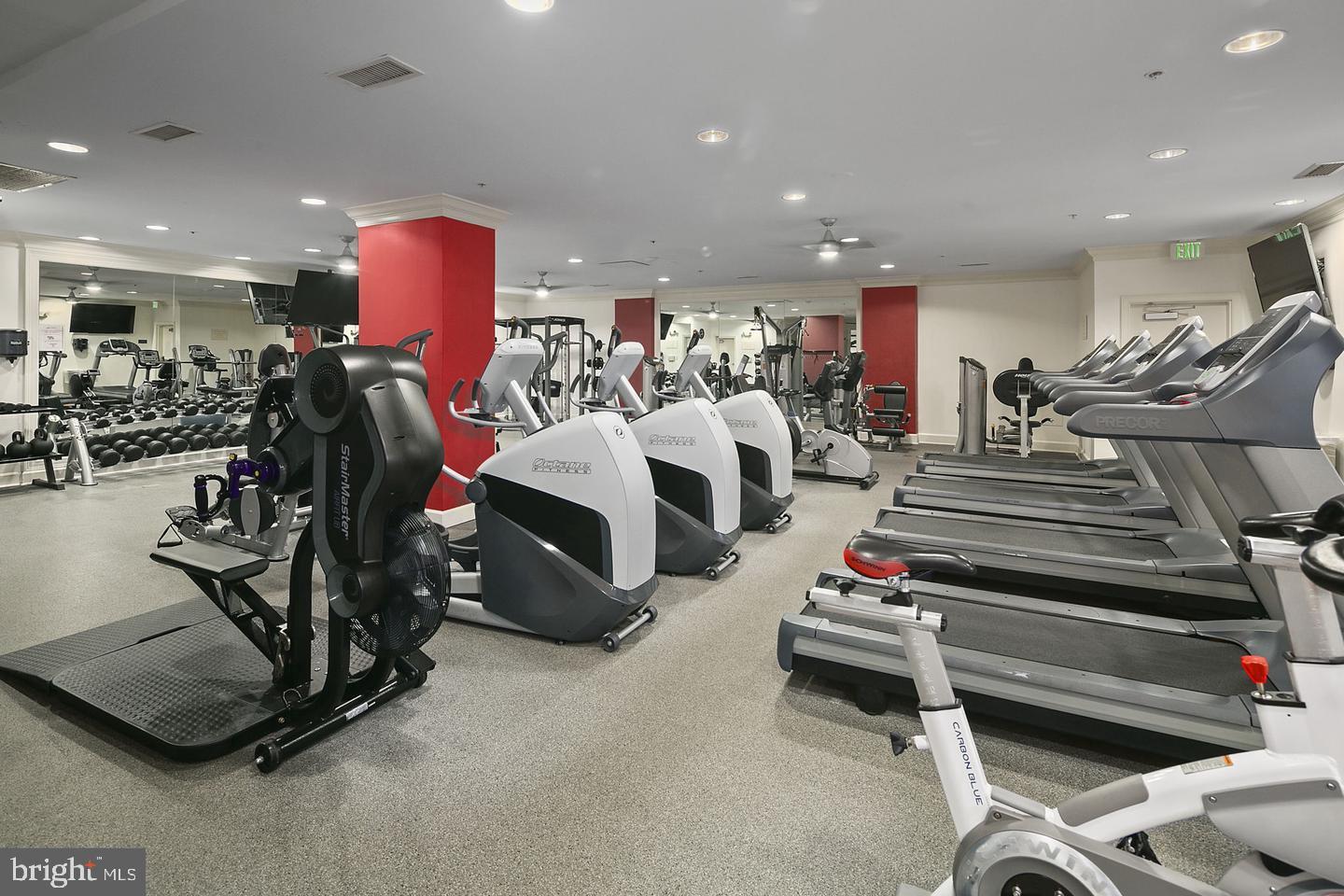 2655 Prosperity Avenue, Unit 108 Fairfax, VA 22031 - Photo 30 of 47 a view of a room with gym equipment