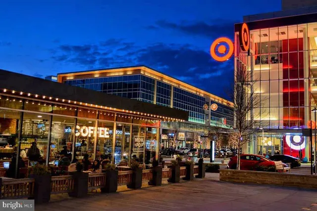 a front view of a building with street view