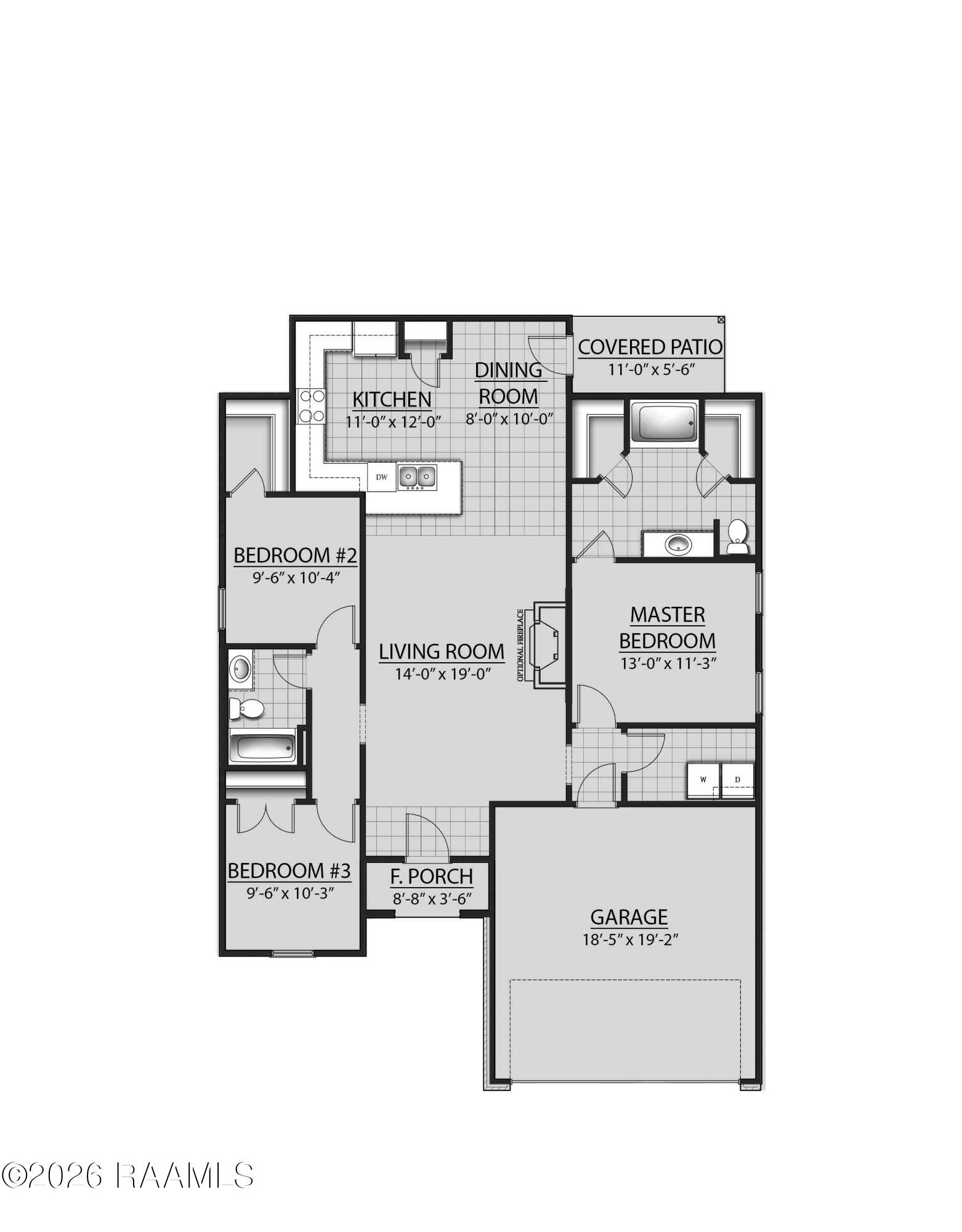 103 Spruce Ridge Lane Duson, LA 70529 - Photo 6 of 6 Wendell H - Floor Plan