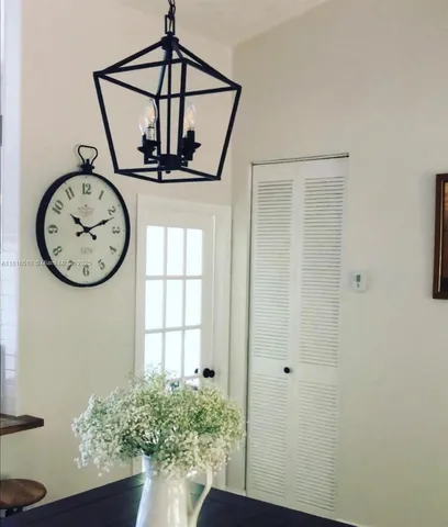 a view of a hallway with interior of house