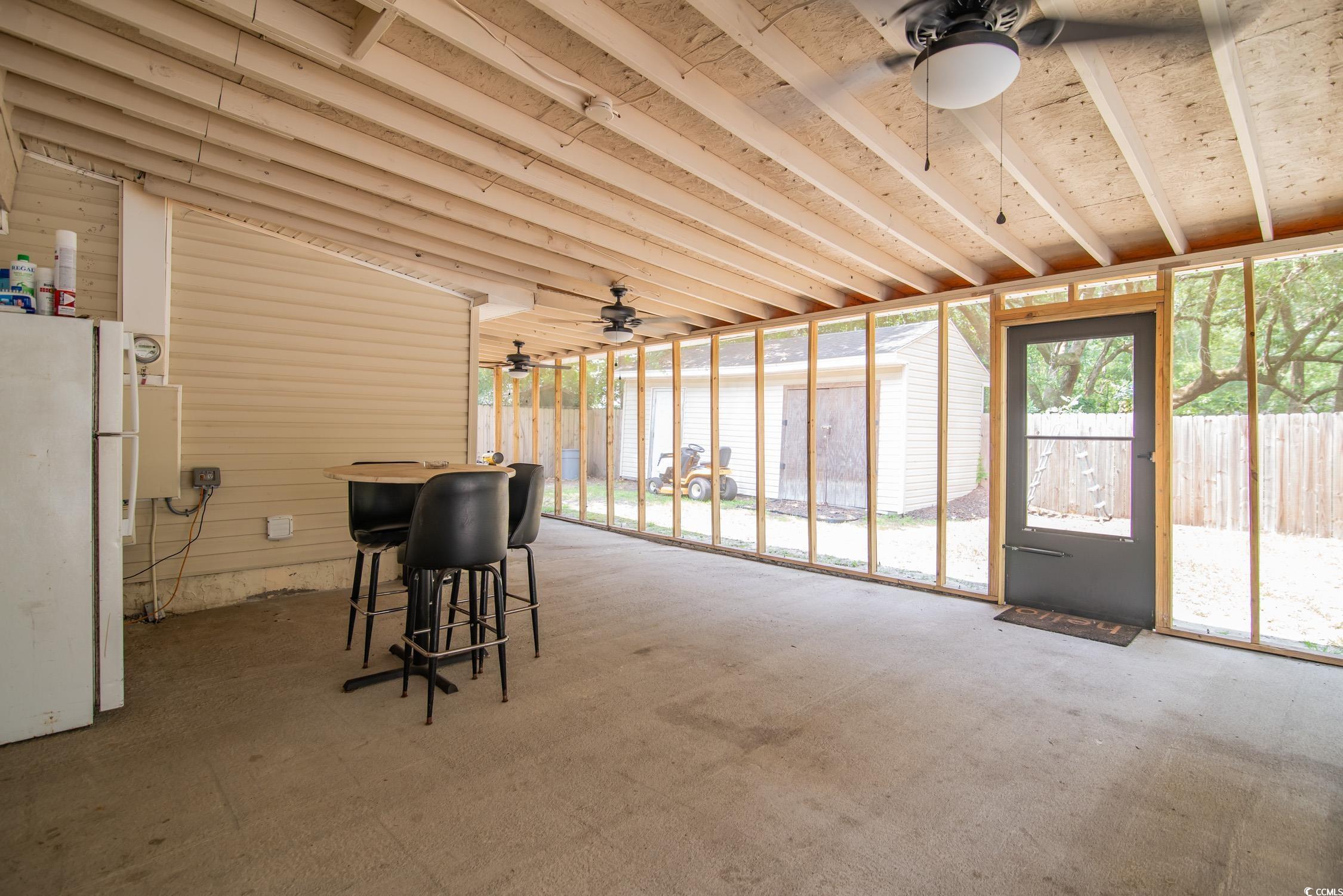2510 Redwood Street Georgetown, SC 29440 - Photo 24 of 27 View of patio / terrace with a ceiling fan