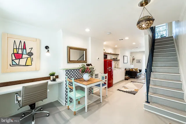 a very nice looking room with a large window