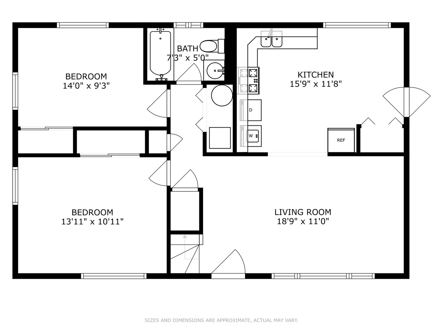 8713 Cranbrook Lane Bridgeview, IL 60455 - Photo 15 of 15 a picture of a white and white walls