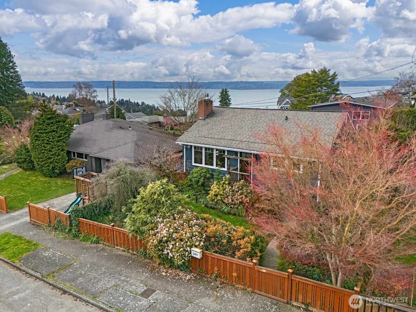 8451 40th Avenue Southwest Seattle, WA 98136 - Photo 3 of 37 an aerial view of a house