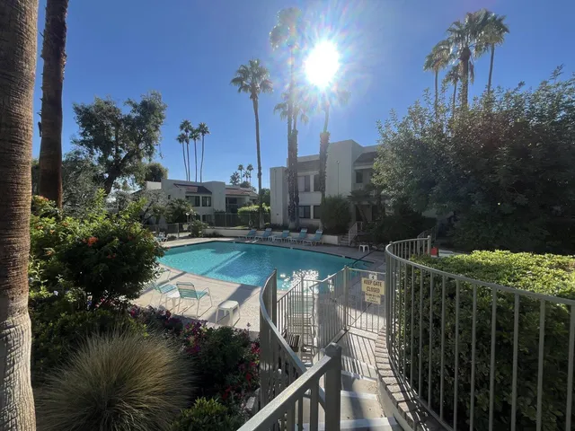 a view of balcony and outdoor space