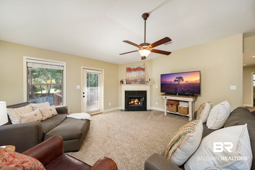 9012 Brookside Lane Daphne, AL 36526 - Photo 7 of 27 Family Room w/Fireplace