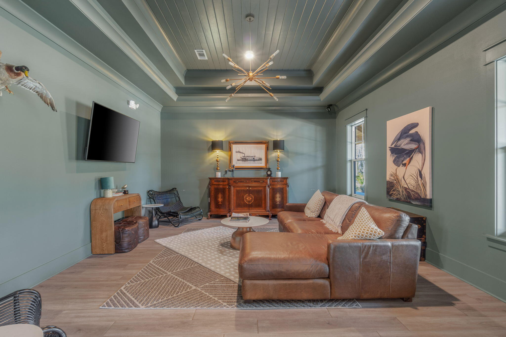 194 Mill Pond Cove Freeport, FL 32439 - Photo 84 of 89 a living room with furniture and a flat screen tv