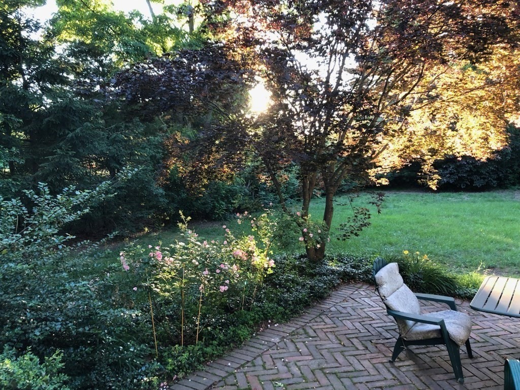 105 Hartford Street Natick, MA 01760 - Photo 4 of 41 a view of a chair and table on the garden