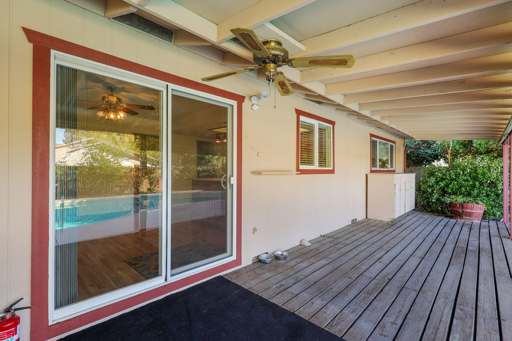 3420 Riverview Drive Redding, CA 96001 - Photo 29 of 40 a view of a house with a balcony