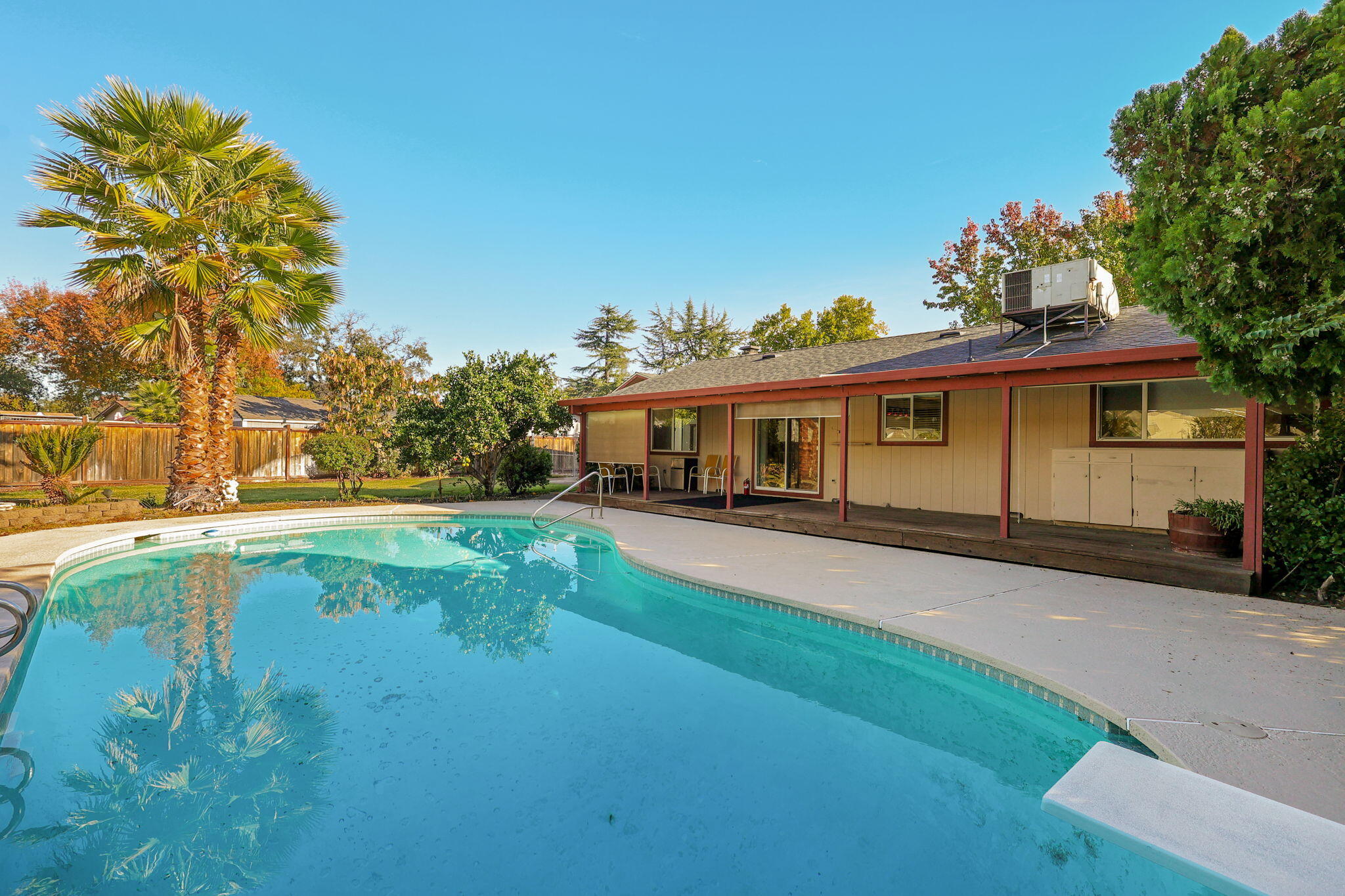 3420 Riverview Drive Redding, CA 96001 - Photo 32 of 40 a view of a house with a yard