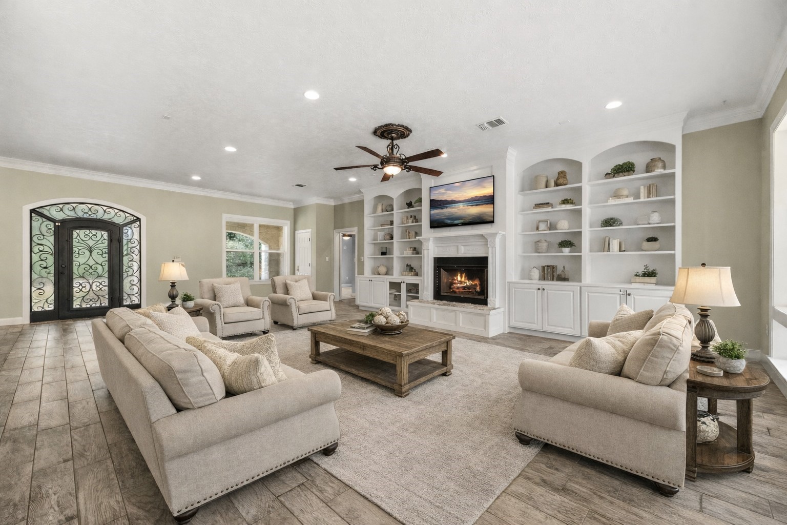 2051 Hillview Road Bellville, TX 77418 - Photo 15 of 47 Virtually staged family room.