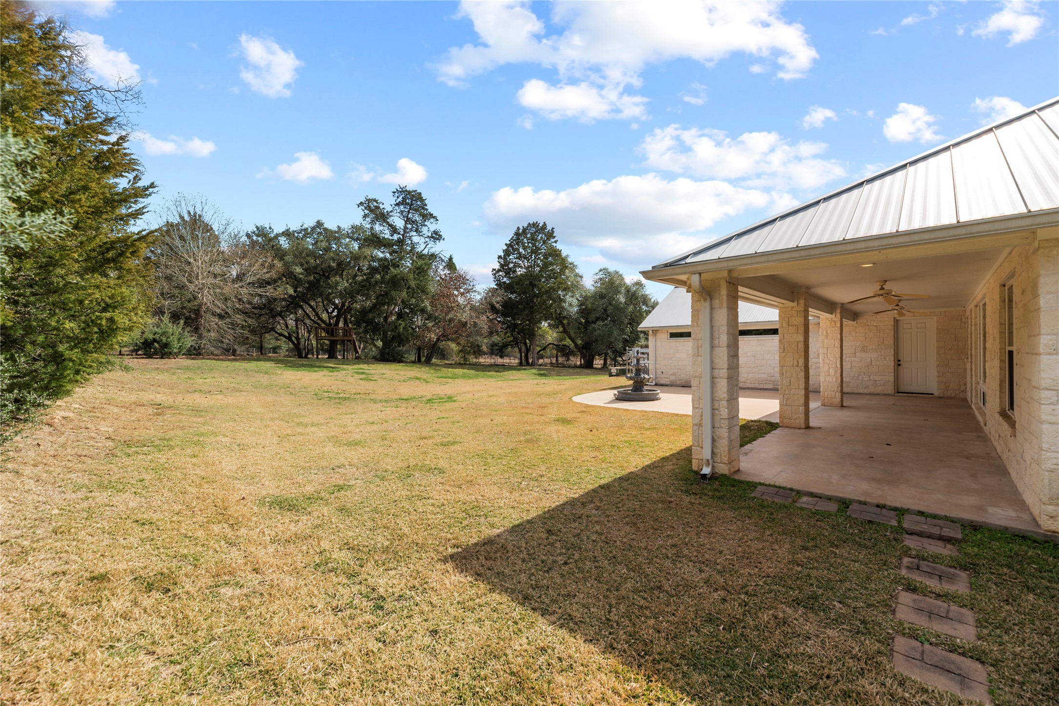 2051 Hillview Road Bellville, TX 77418 - Photo 37 of 47 View of the backyard. Plenty of room for a large pool!
