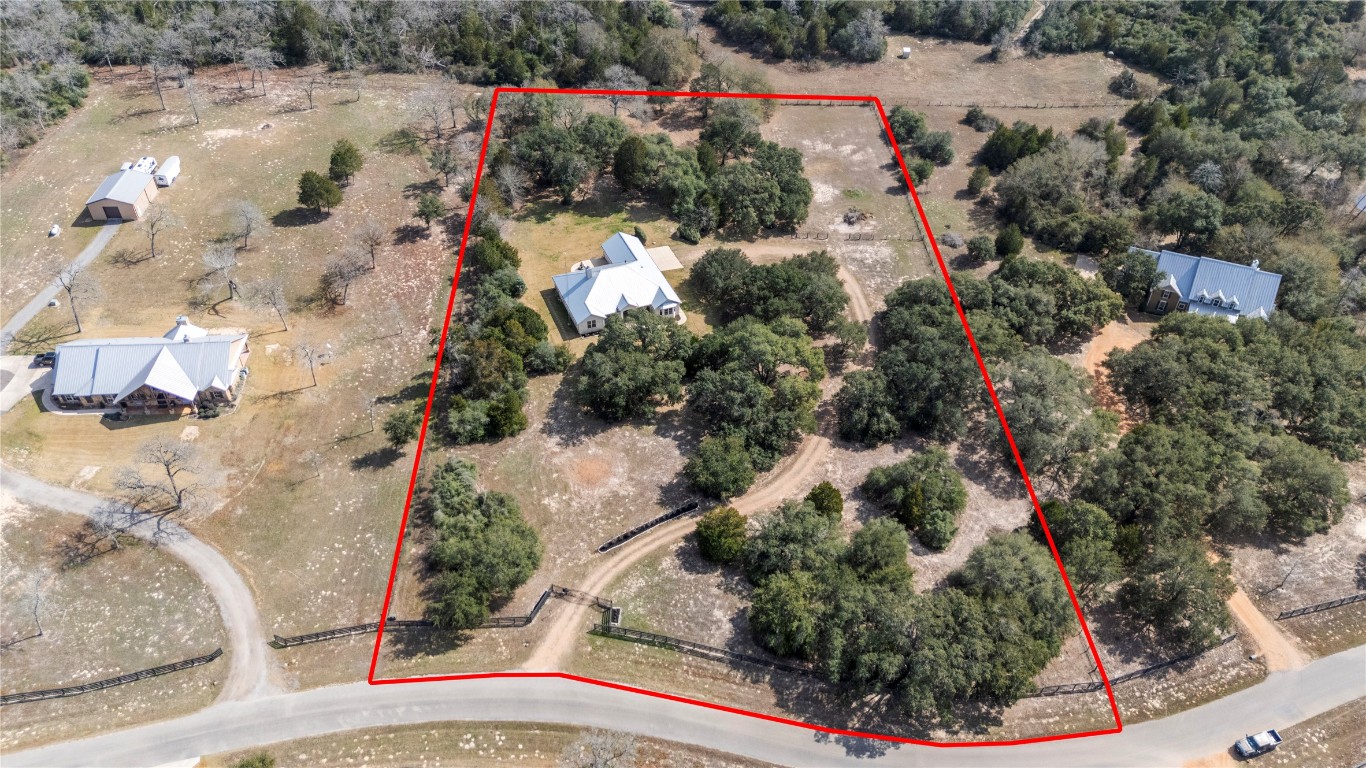 2051 Hillview Road Bellville, TX 77418 - Photo 44 of 47 Aerial photo. Redlines are approx.