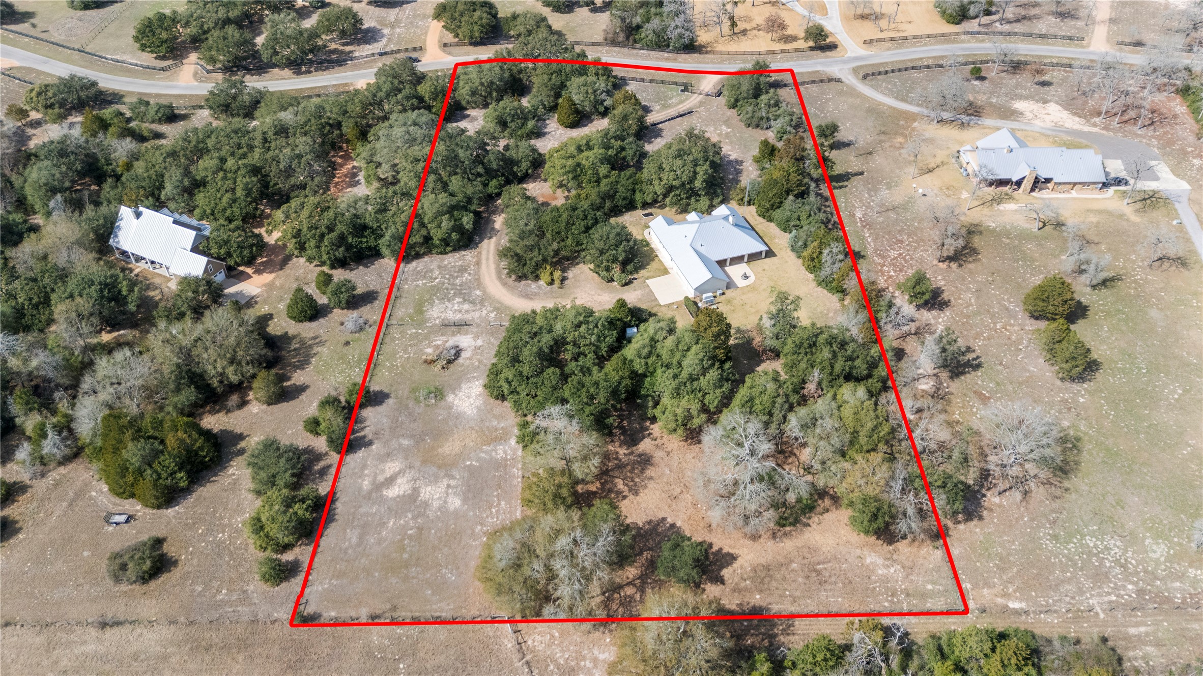 2051 Hillview Road Bellville, TX 77418 - Photo 45 of 47 Aerial photo. Redlines are approx.