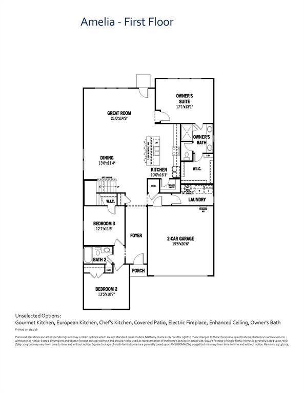 628 Marcus Lane Crowley, TX 76036 - Photo 2 of 3 Amelia - First Floor