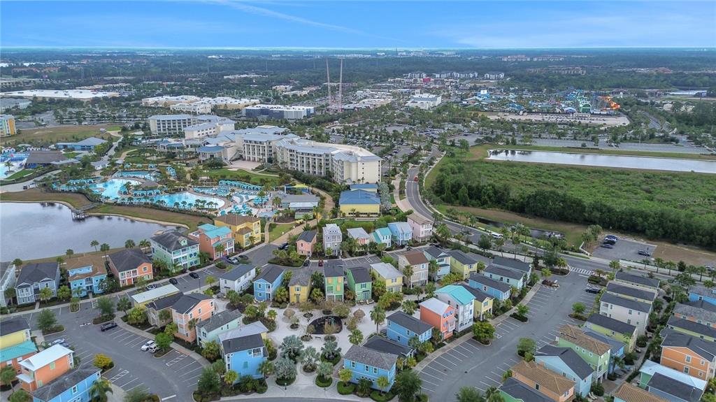 3083 Key Lime Loop Kissimmee, FL 34747 - Photo 48 of 82 an aerial view of a city with lots of residential buildings