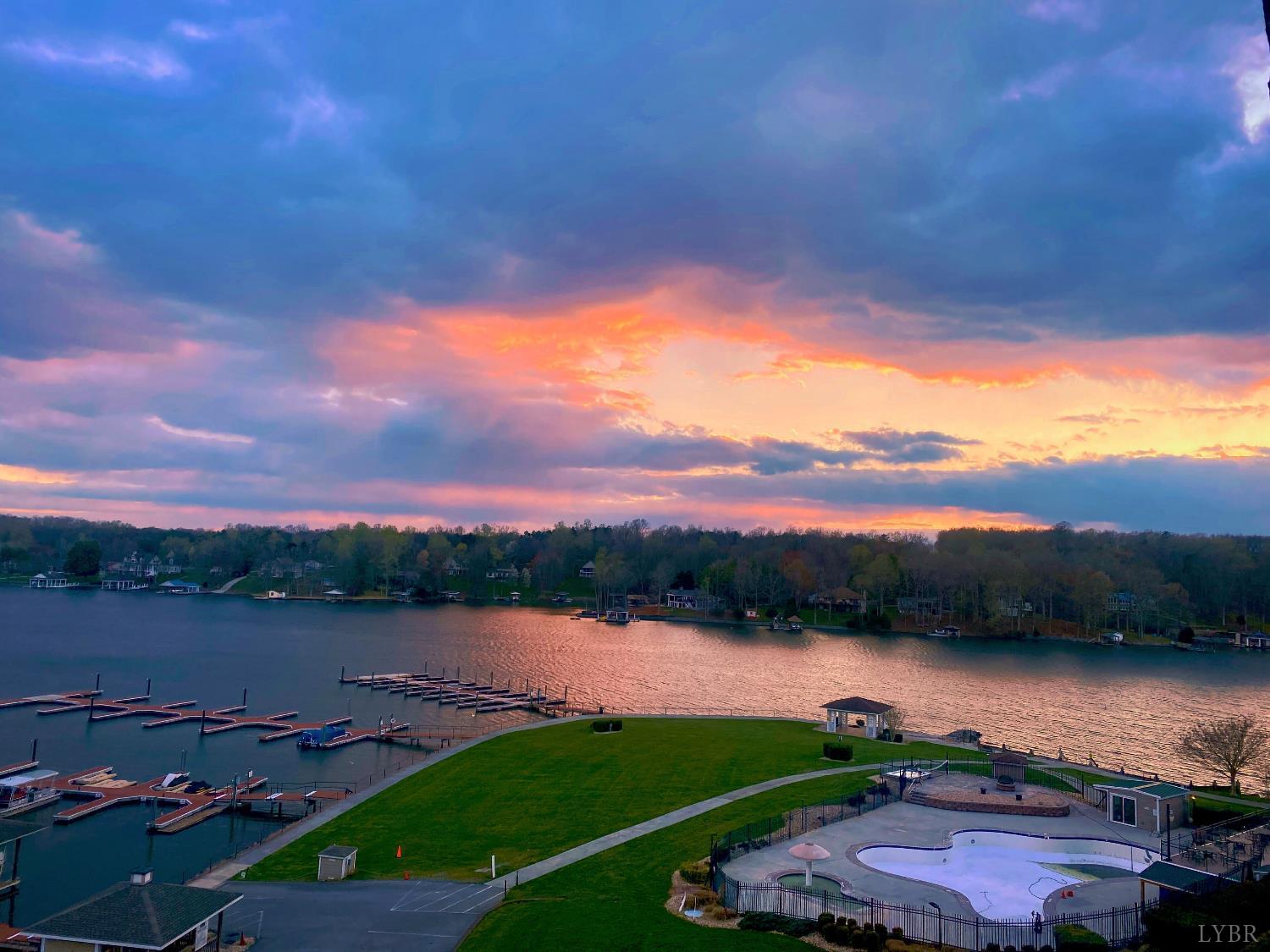 1019 Mariners Way, Unit 30 Huddleston, VA 24104 - Photo 44 of 48 a view of a lake with houses