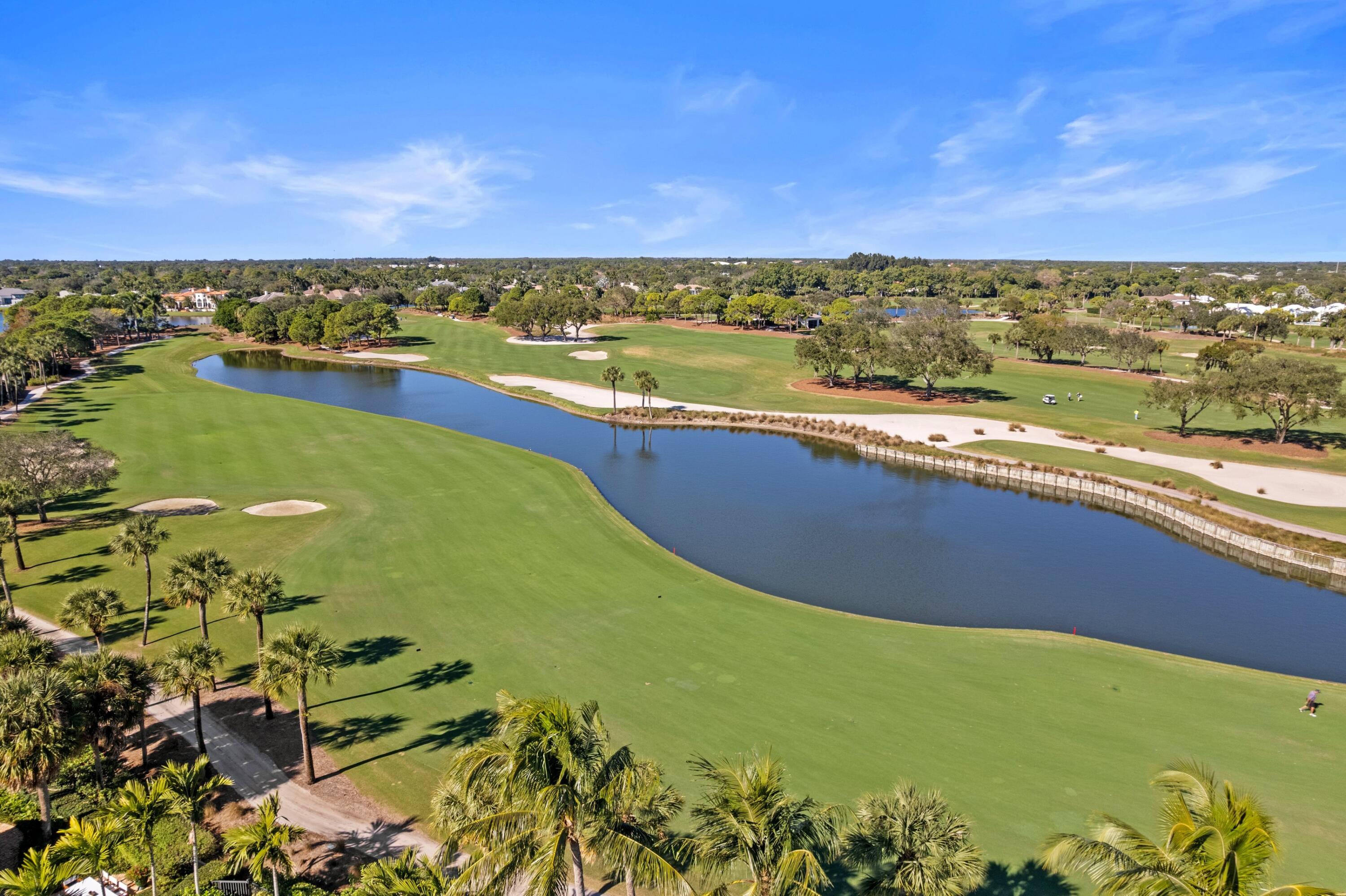 123 Terrapin Trail Jupiter, FL 33458 - Photo 56 of 63 an aerial view of a residential houses with outdoor space and ocean view