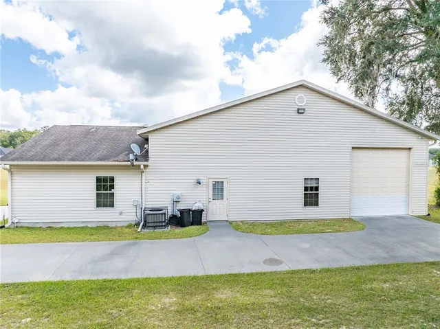 a swimming pool with yard