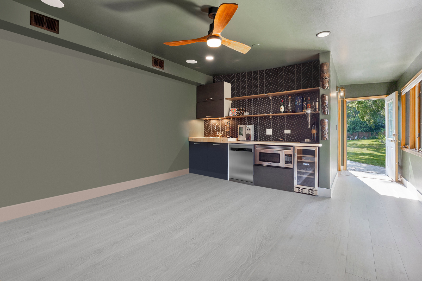 8S452 Bell Drive Naperville, IL 60565 - Photo 37 of 59 a view of an empty room with kitchen ceiling fan and window