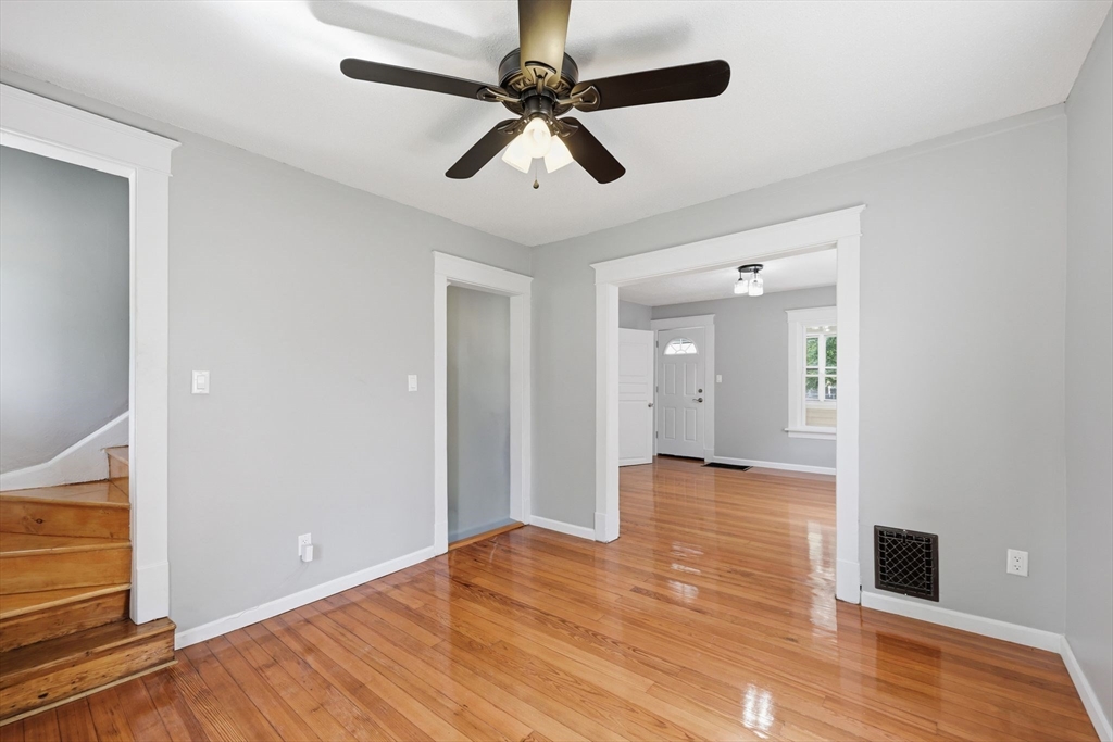 62 Kenyon Street Springfield, MA 01109 - Photo 9 of 26 wooden floor in an empty room with a window
