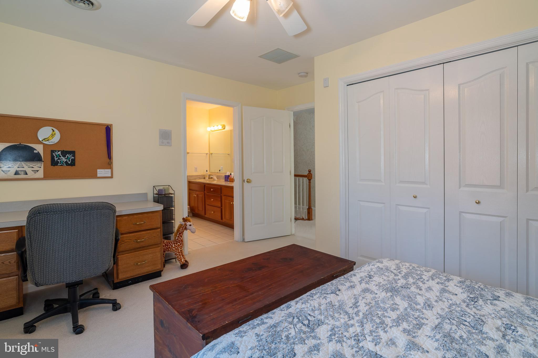 61 Starr Road Reading, PA 19608 - Photo 65 of 79 Bedroom 3 with built-in desk