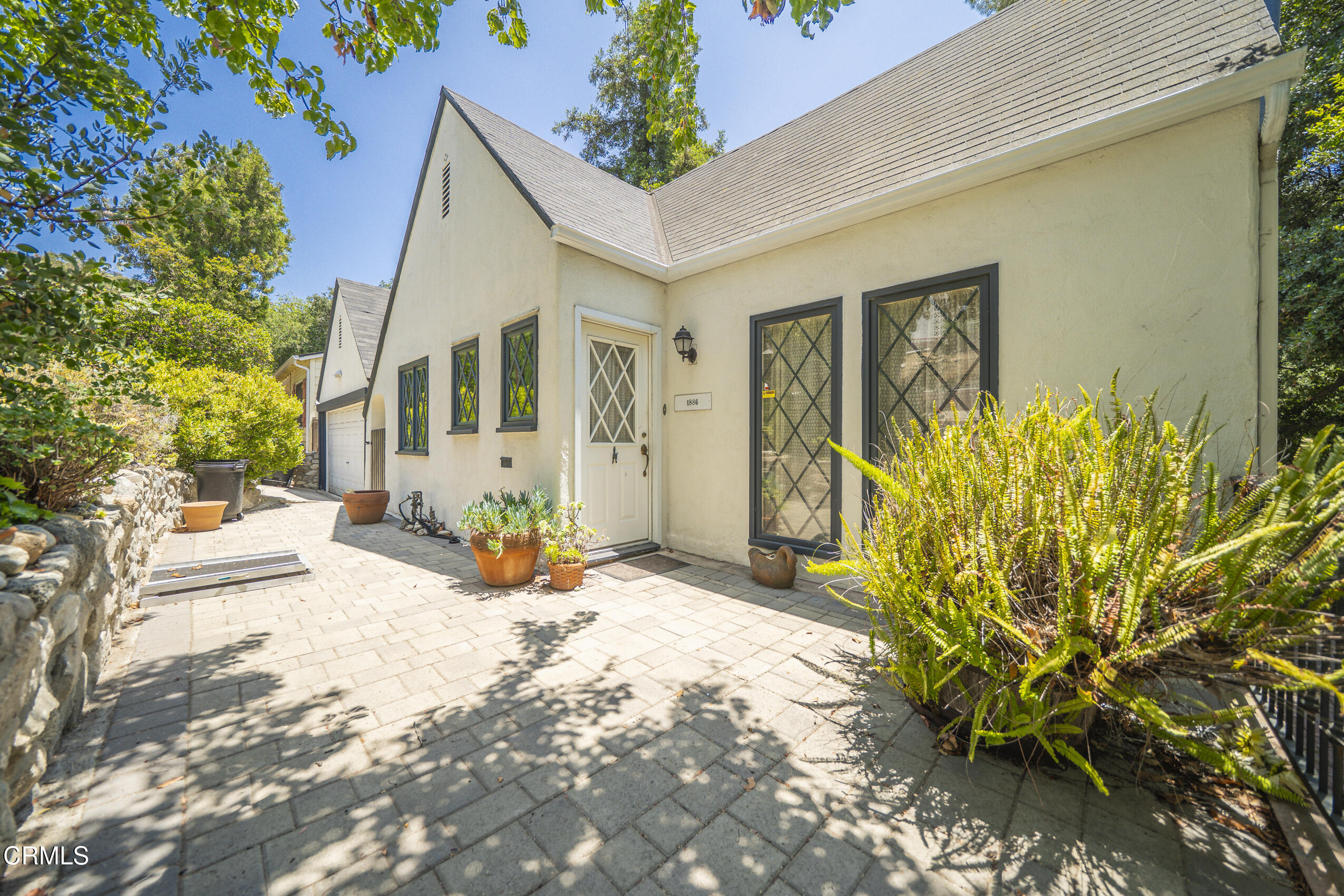 a view of a house with patio