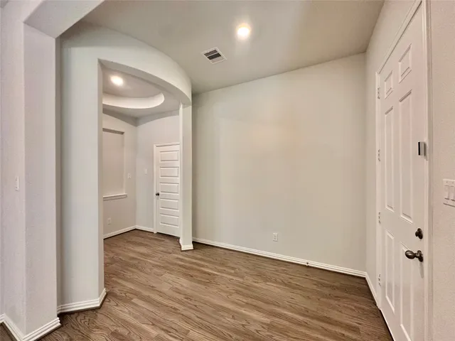 wooden floor in an empty room