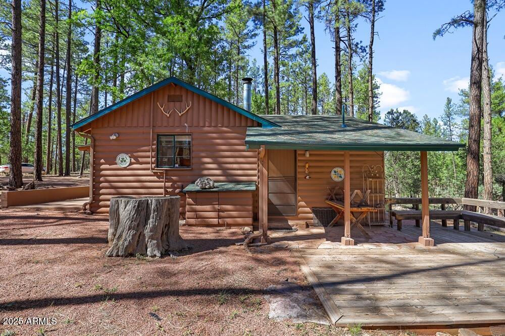 287 South Lookout Trail Payson, AZ 85541 - Photo 3 of 32 a view of a house with backyard porch and sitting area